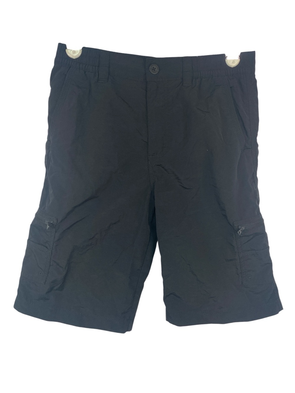 Magellan Outdoors Fish Gear Black Lightweight Cargo Shorts Boys Large